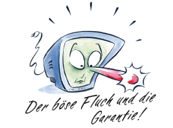 Der böse Fluch und die Garantie